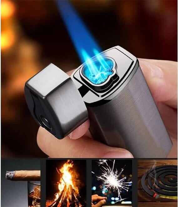Encendedor Eléctrico con Cable de Carga Micro USB