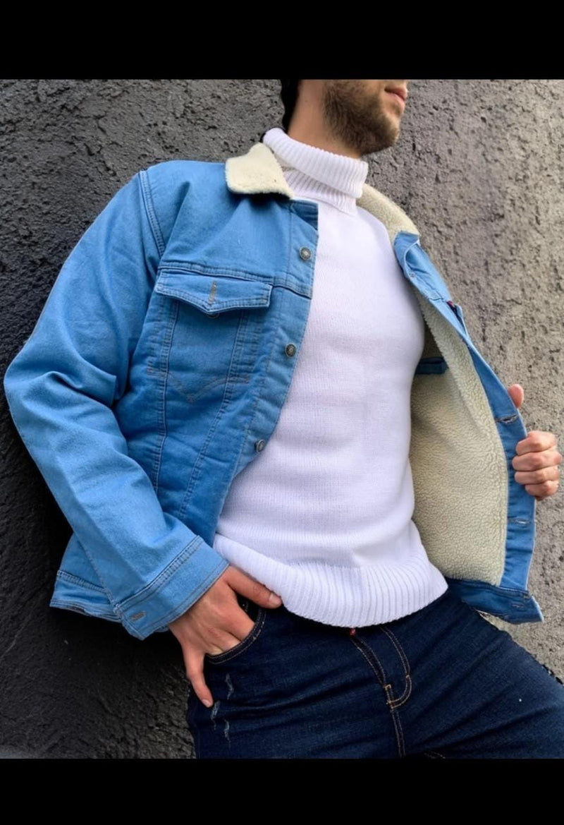 Chaqueta ovejera jean