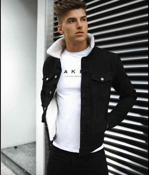 Chaqueta ovejera jean