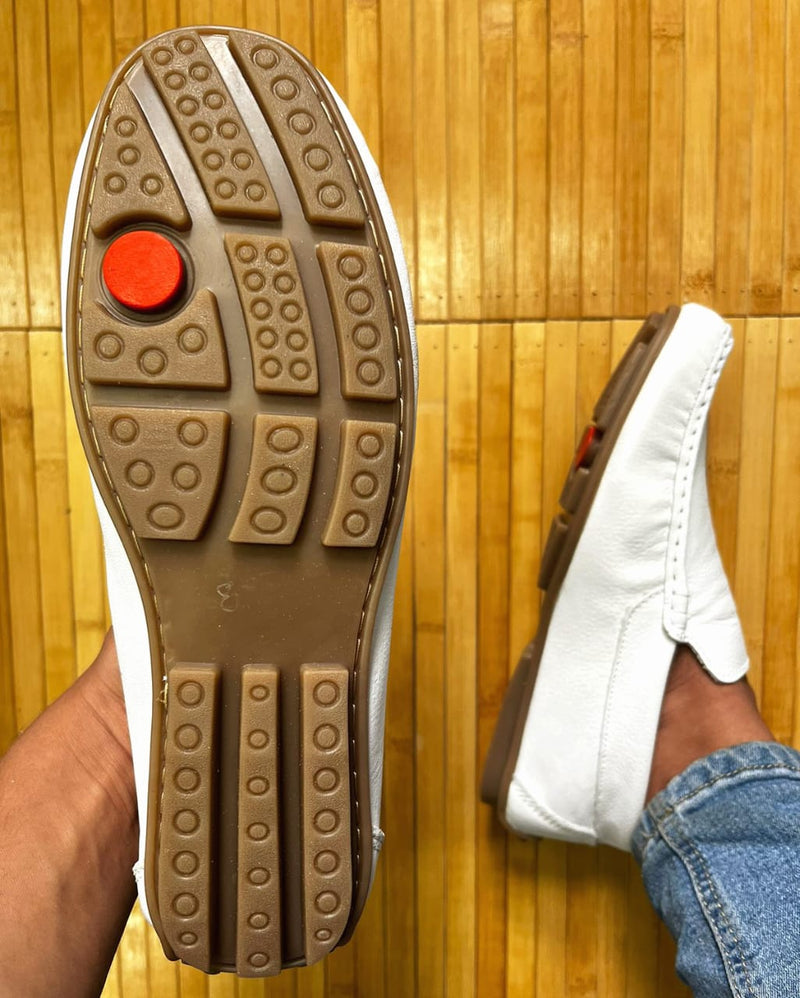 Mocasin para caballero en CUERO