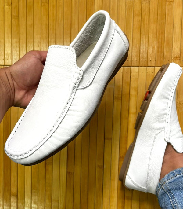 Mocasin para caballero en CUERO