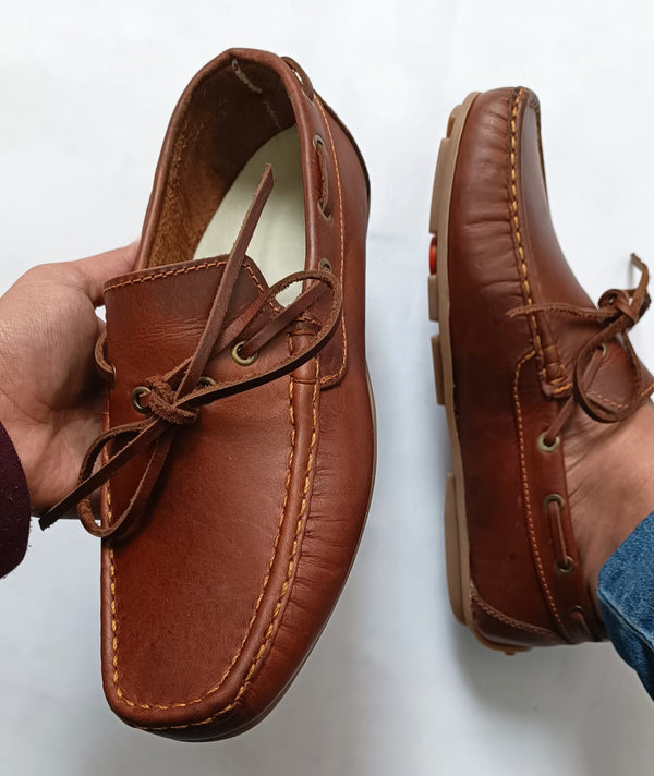 Mocasines para caballero en CUERO