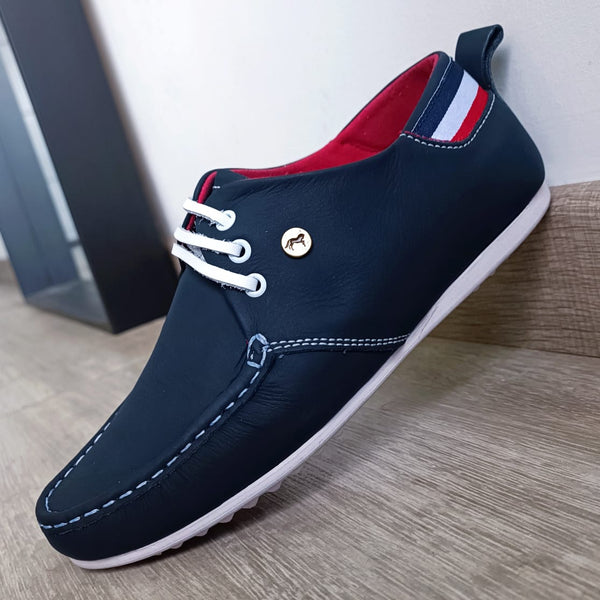 Mocasines para caballero tipo SPORT en CUERO