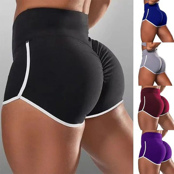 Shorts cortos de cintura alta para mujer x2