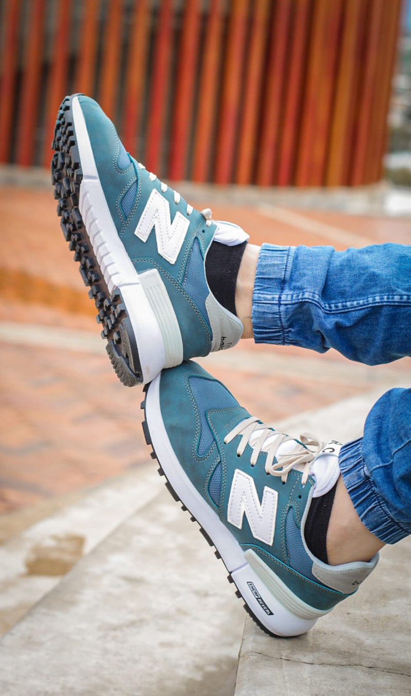 👑Tenis New Balance Unisex Verde Menta Cómodos Moda