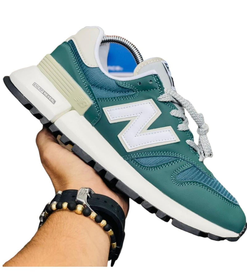 👑Tenis New Balance Unisex Verde Menta Cómodos Moda