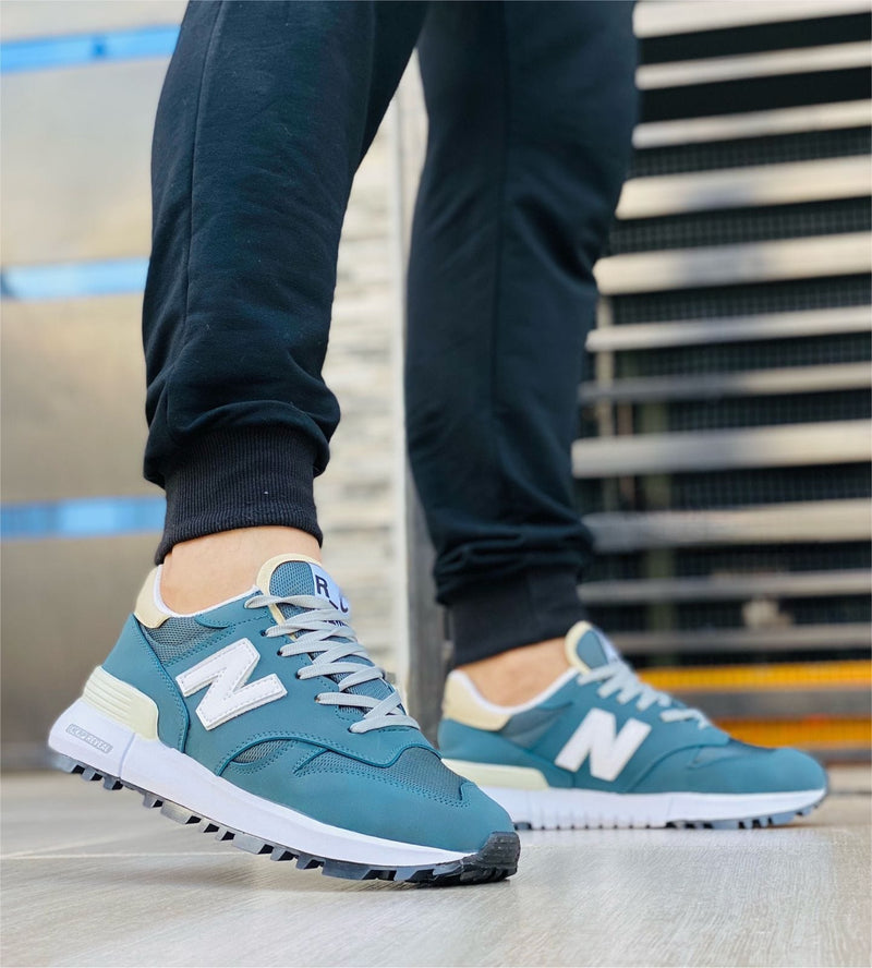 👑Tenis New Balance Unisex Verde Menta Cómodos Moda