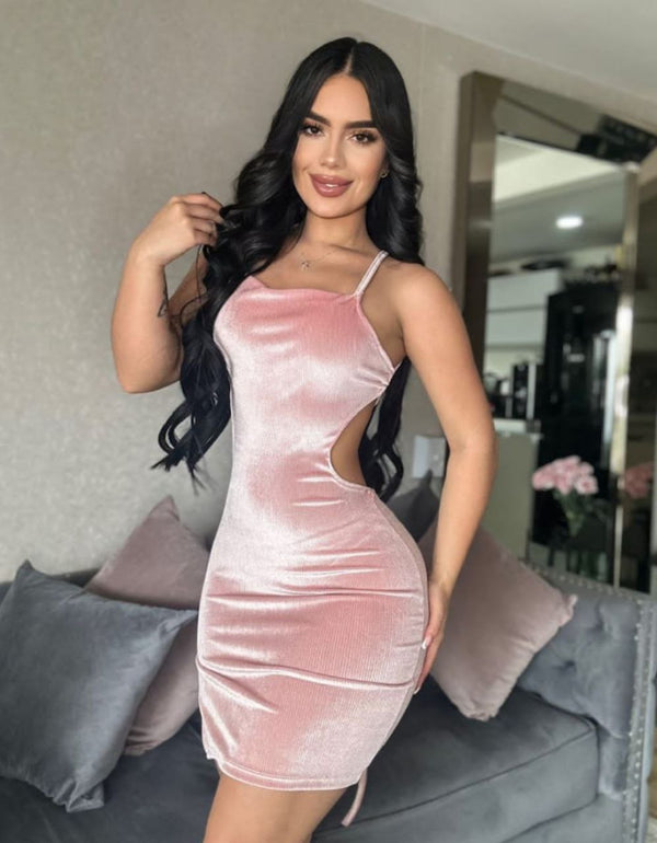 Vestido Terciopelo Anclado