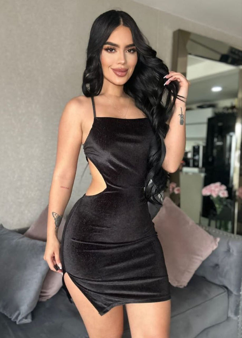 Vestido Terciopelo Anclado